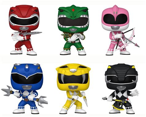 power rangers 30th anniversary funko pop|30th anniversary funko pops.